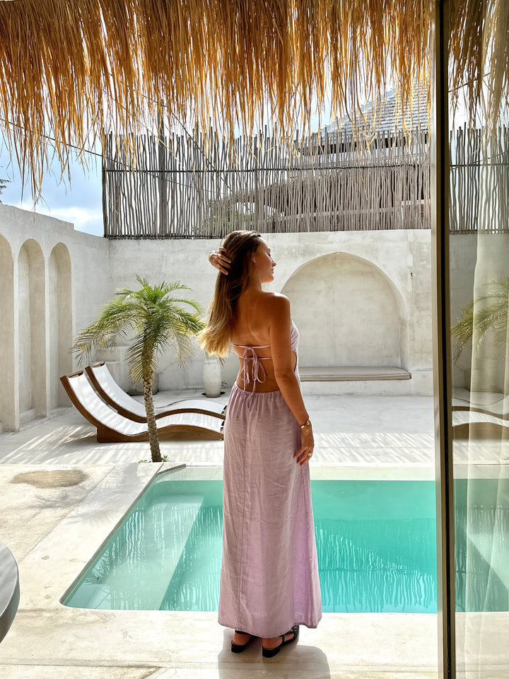 Uluwatu-Kleid – Hellviolett