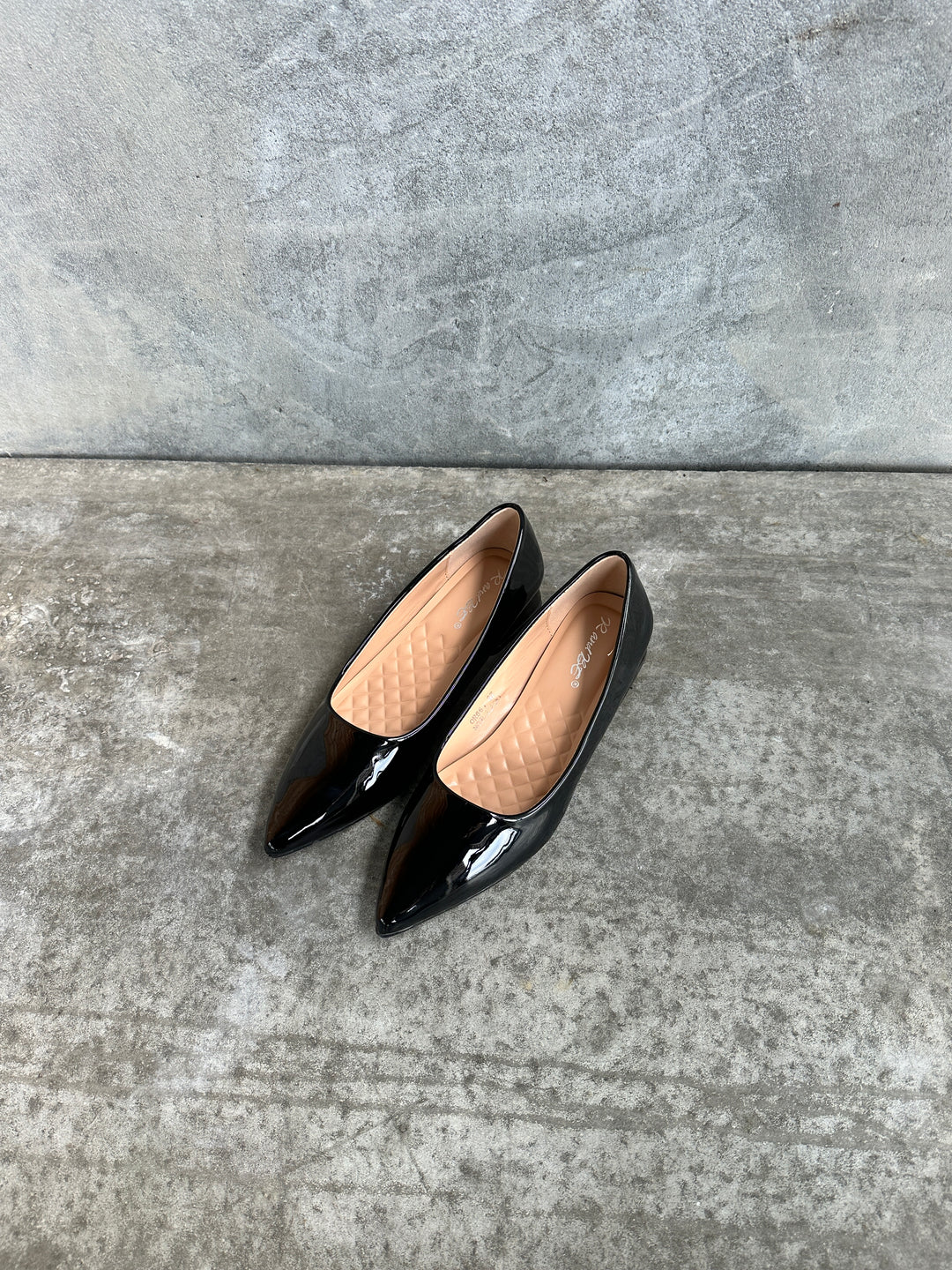 Spitzen-Ballerina – Schwarz