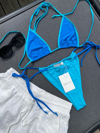 Bikini blå/mørkeblå